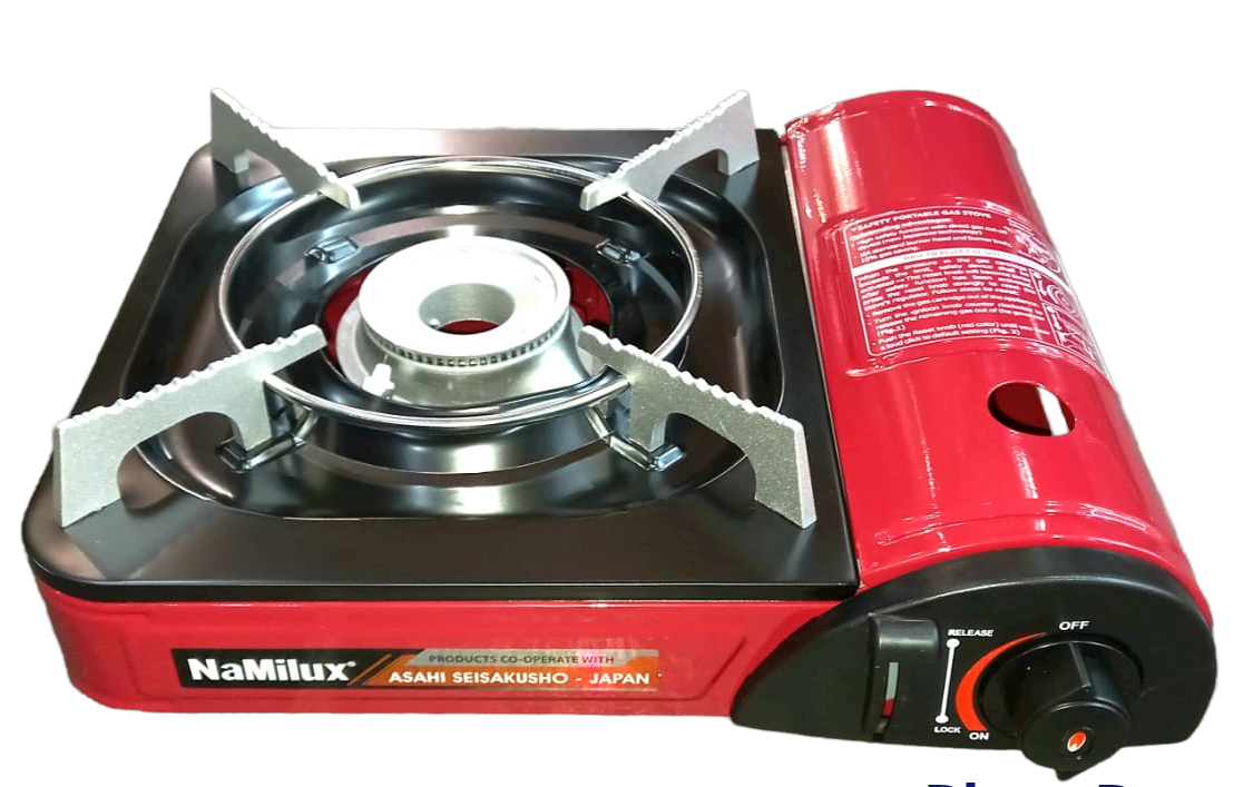 Portable Gas Camping Stove, Red
